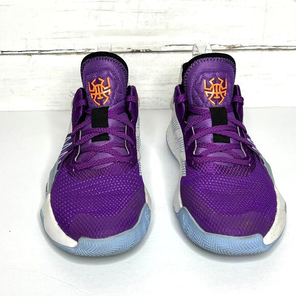 Adidas DON Mailman Basketball Sneaker Purple Blue Shoe Size 8 - Picture 3 of 10